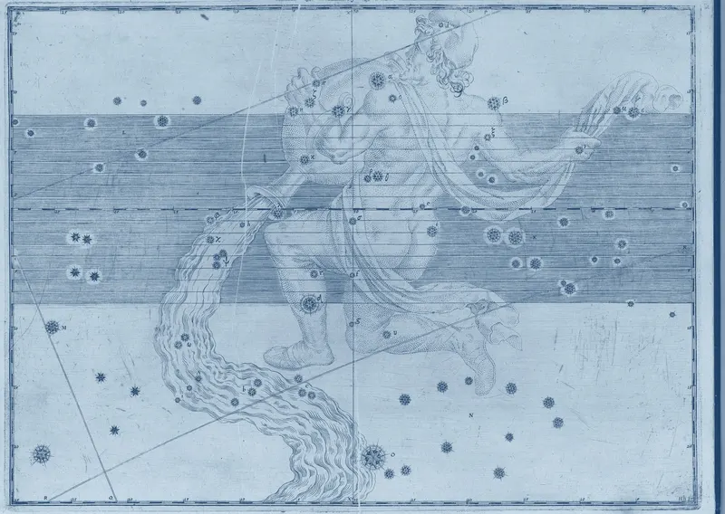 Aquarius, the Water-Bearer — Prussian, Johann Bayer