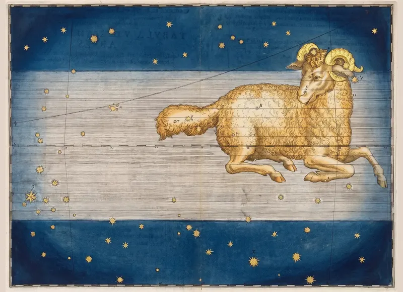 Aries, the Ram — Illuminated II, Johann Bayer
