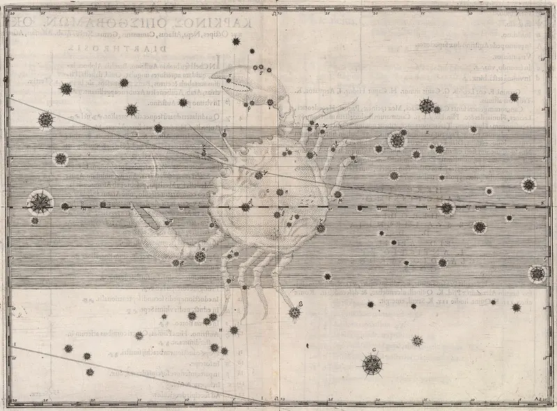 Cancer, the Crab — Restored, Johann Bayer