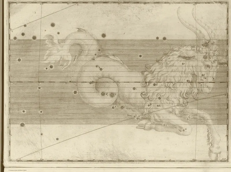 Capricorn, the Sea-Goat — Antique Gold, Johann Bayer