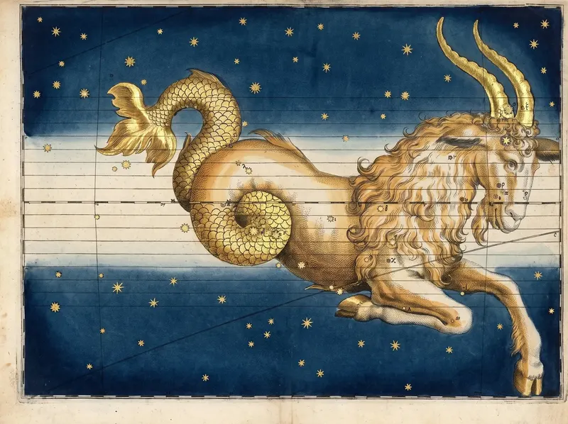 Capricorn, the Sea-Goat — Illuminated II, Johann Bayer
