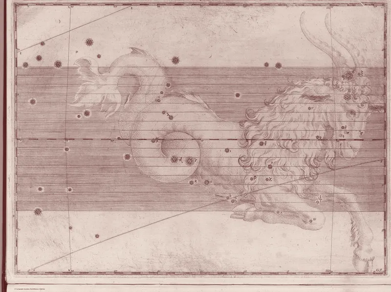 Capricorn, the Sea-Goat — Venetian Red, Johann Bayer