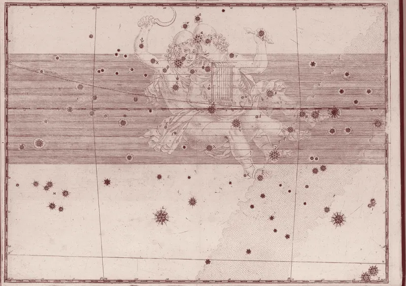 Gemini, the Twins — Venetian Red, Johann Bayer