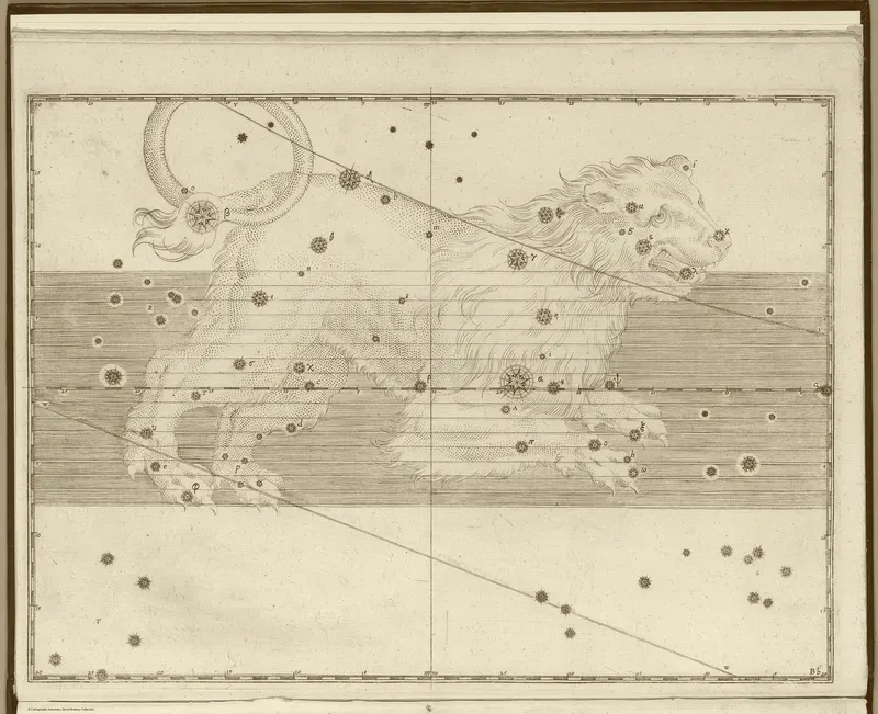 Leo, the Lion — Antique Gold, Johann Bayer
