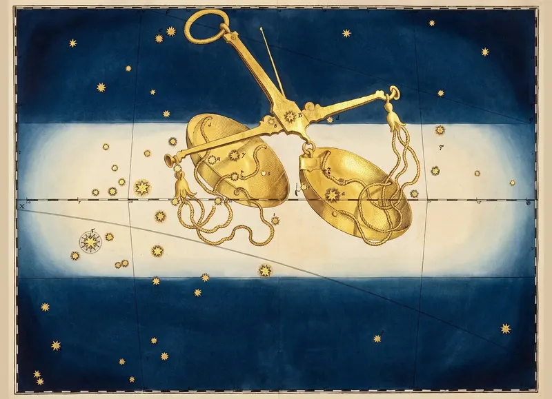 Libra, the Scales — Illuminated II, Johann Bayer