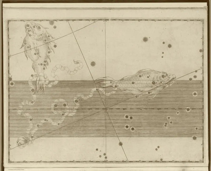 Pisces, the Fishes — Antique Gold, Johann Bayer