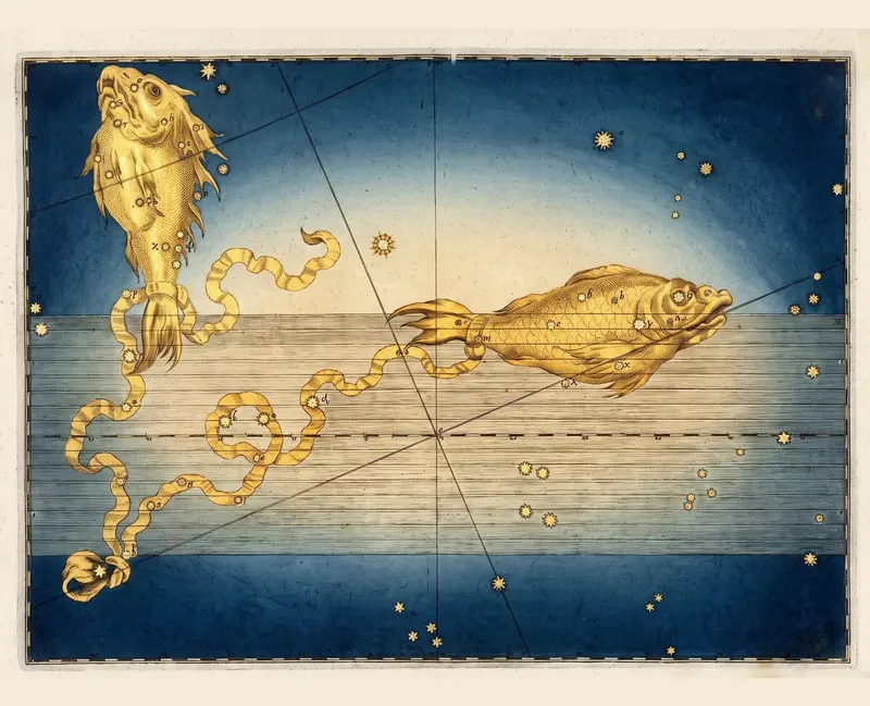 Pisces, the Fishes — Illuminated II, Johann Bayer
