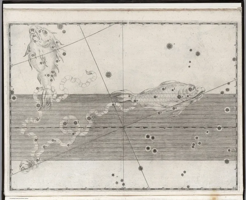 Pisces, the Fishes — Restored, Johann Bayer