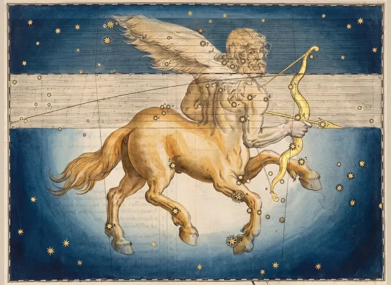 Sagittarius, the Archer — Illuminated II, Johann Bayer