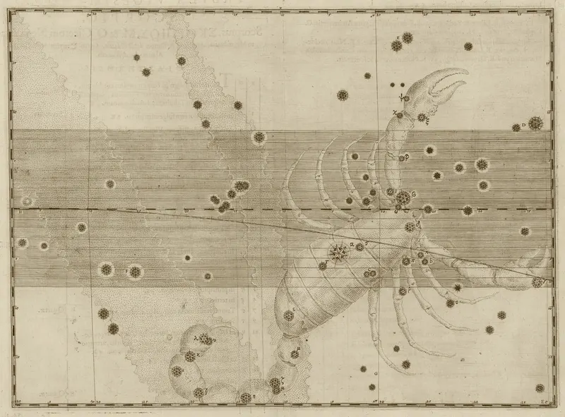 Scorpio, the Scorpion — Antique Gold, Johann Bayer