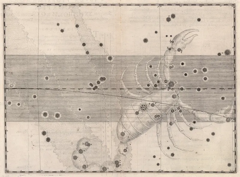 Scorpio, the Scorpion — Restored, Johann Bayer