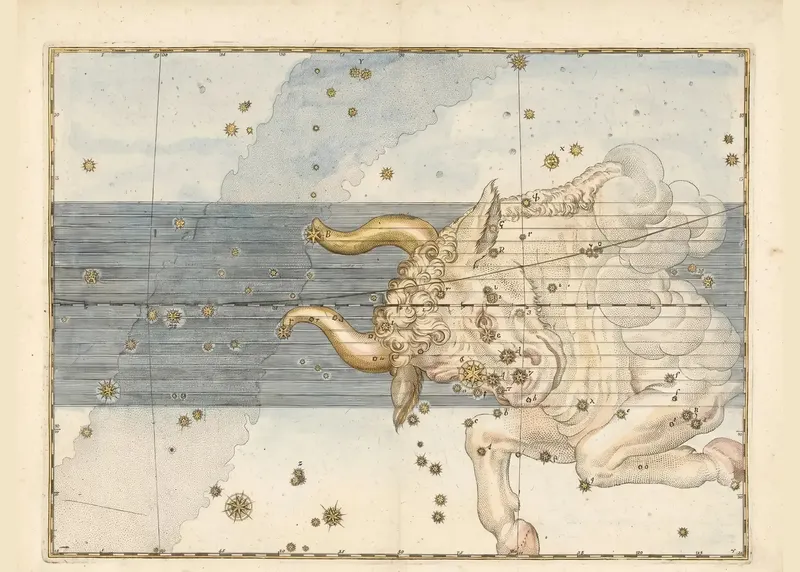 Taurus, the Bull — Illuminated, Johann Bayer
