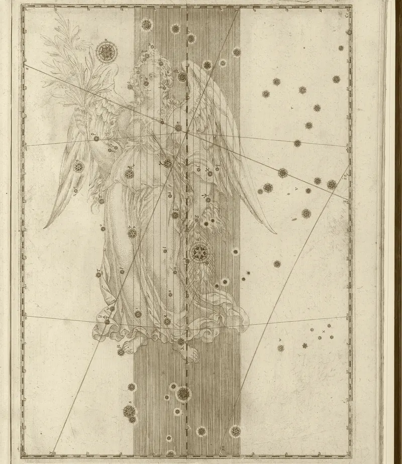 Virgo, the Maiden — Antique Gold, Johann Bayer