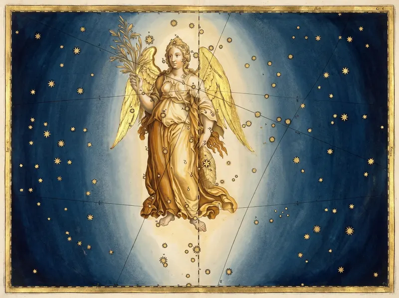 Virgo, the Maiden — Illuminated II, Johann Bayer