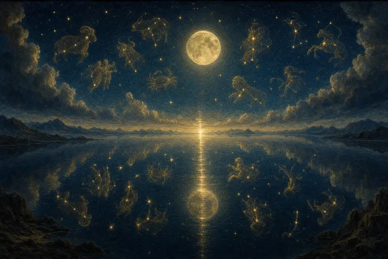 The Night Sea, Painted Zodiac