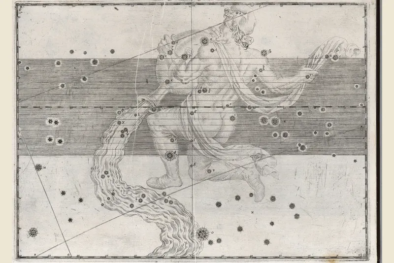 Aquarius, the Water-Bearer, Johann Bayer