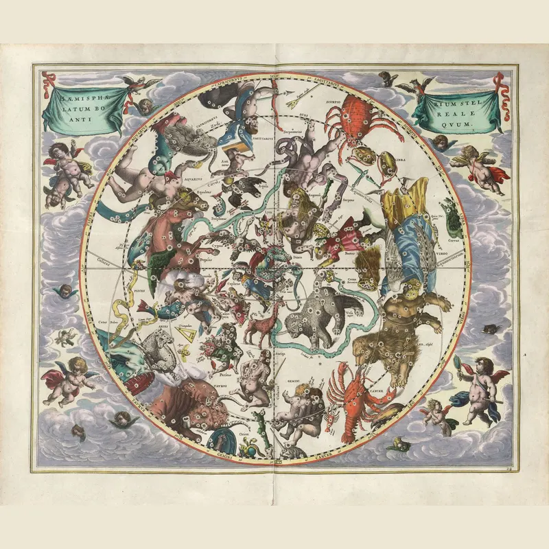 The Northern Hemisphere, Andreas Cellarius
