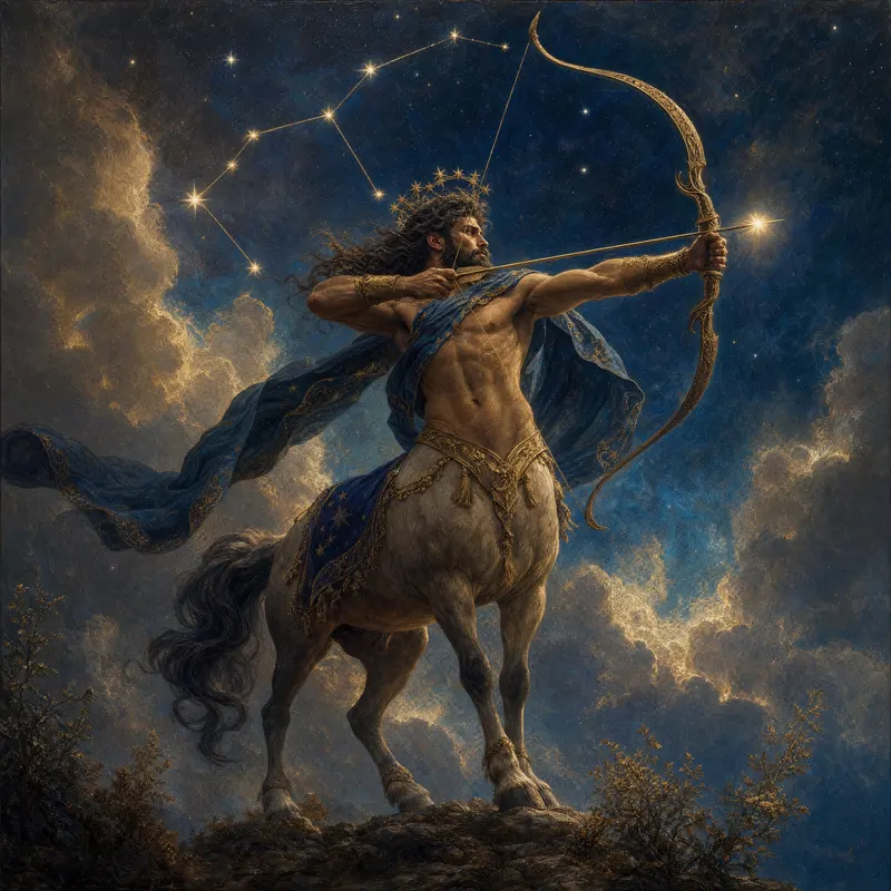 Sagittarius, Painted Zodiac