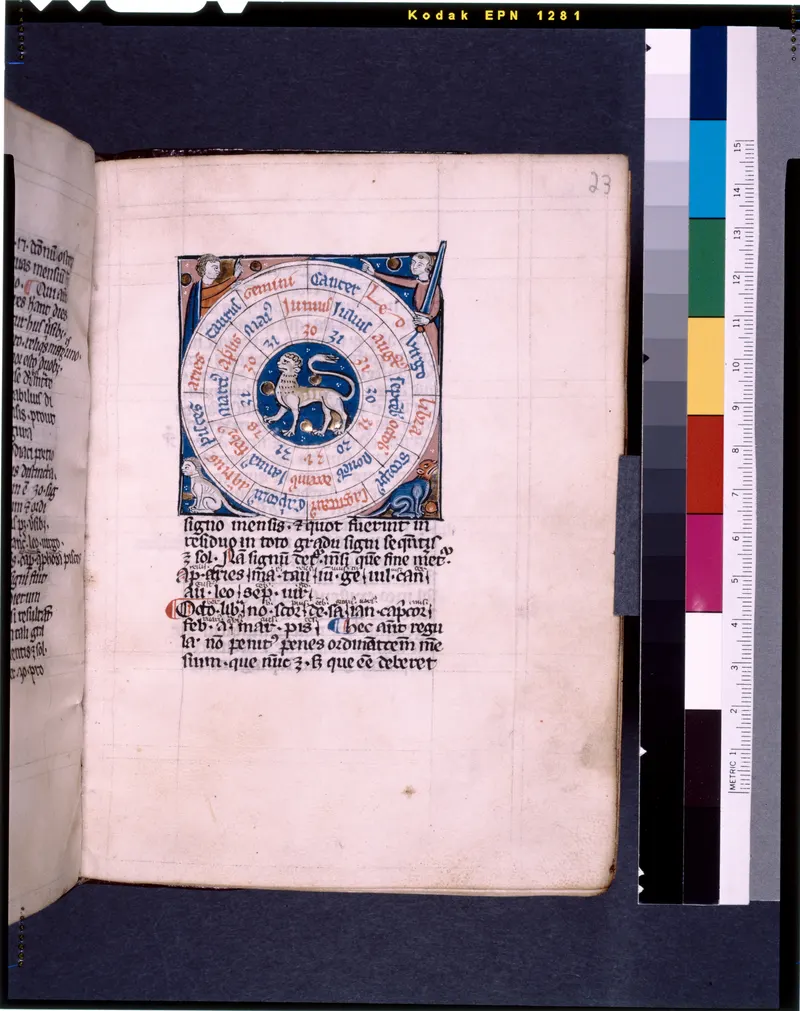 The Months and the Signs, Scan by NYPL