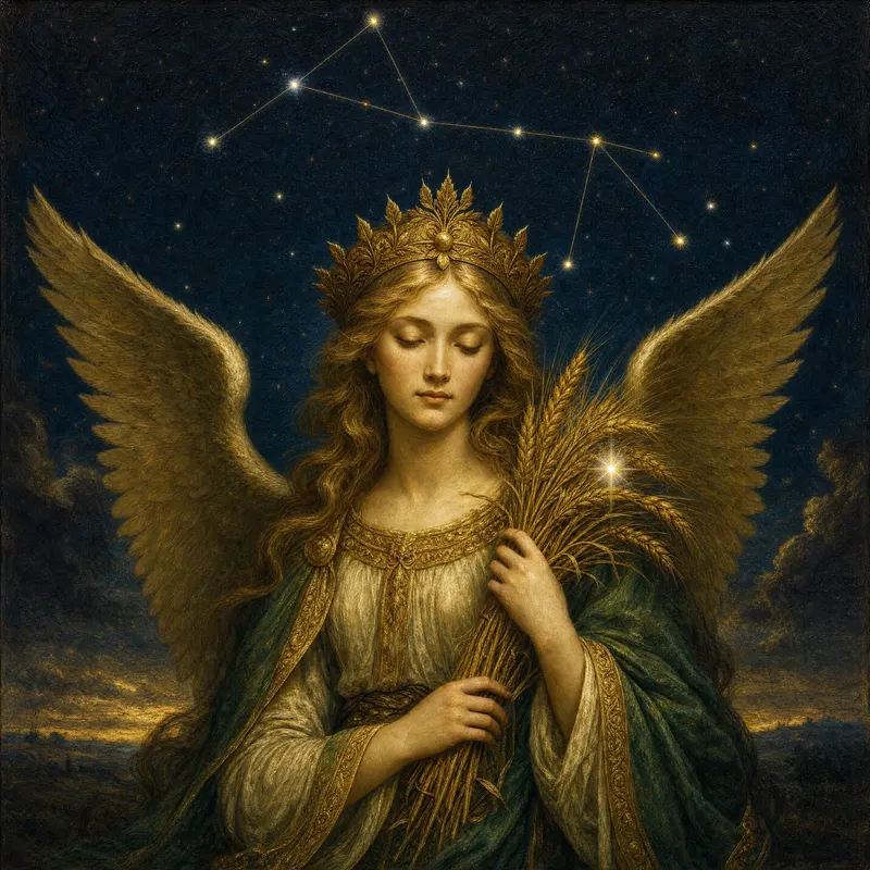 Virgo, Painted Zodiac