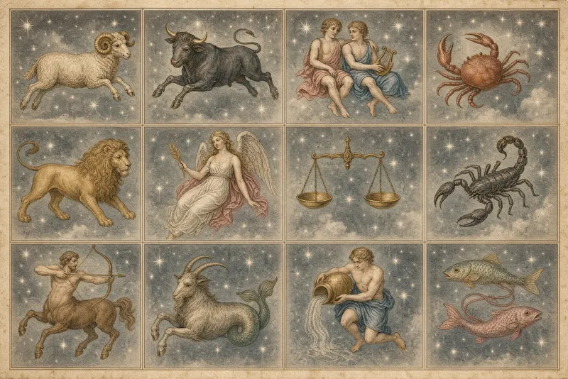 The Complete Cards, Painted Zodiac