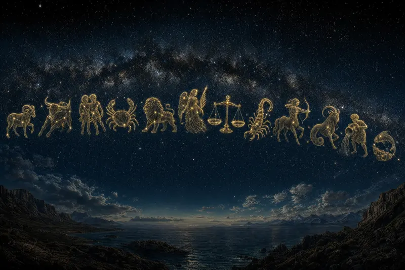 The Whole Ecliptic, Painted Zodiac