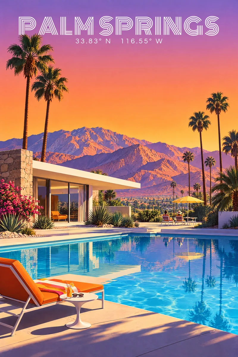 Palm Springs, The Departure Board