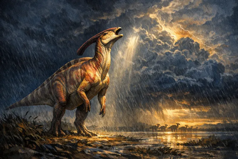 Parasaurolophus walkeri, Storm Light, Thunder Lizards
