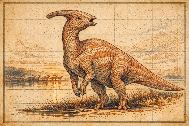 Parasaurolophus walkeri, Topographic, Thunder Lizards