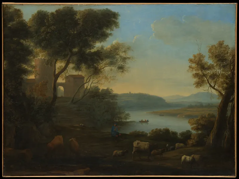 Pastoral Landscape: The Roman Campagna, Claude Lorrain (1604 to 1682)