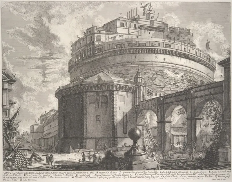 The Mausoleum of Hadrian, Giovanni Battista Piranesi