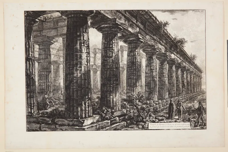 The Temple of Neptune at Paestum, Giovanni Battista Piranesi