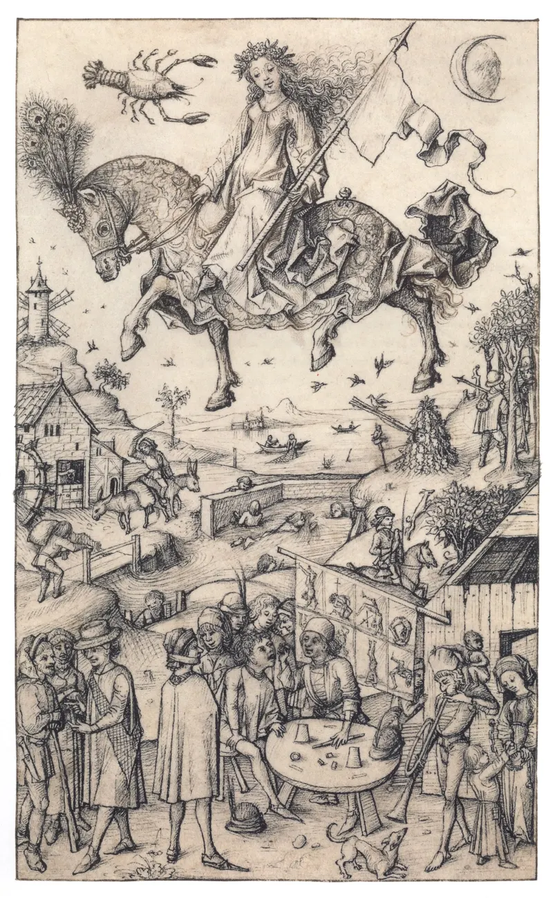 The Children of the Moon, The Master of the Housebook (attributed)