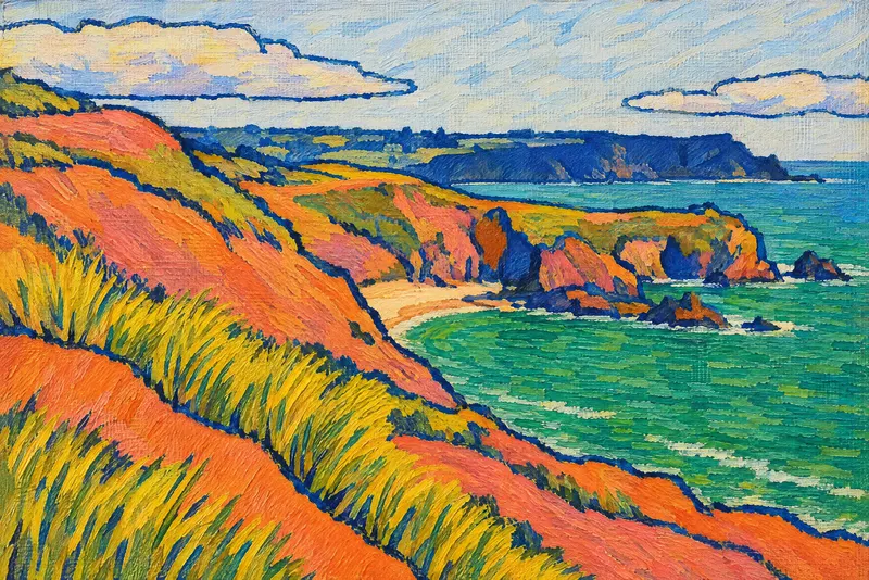 Dunes Above Cove, Painted Agency