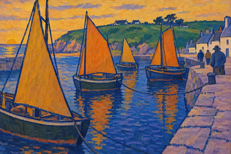 Ochre Harbour Sails, Painted Agency
