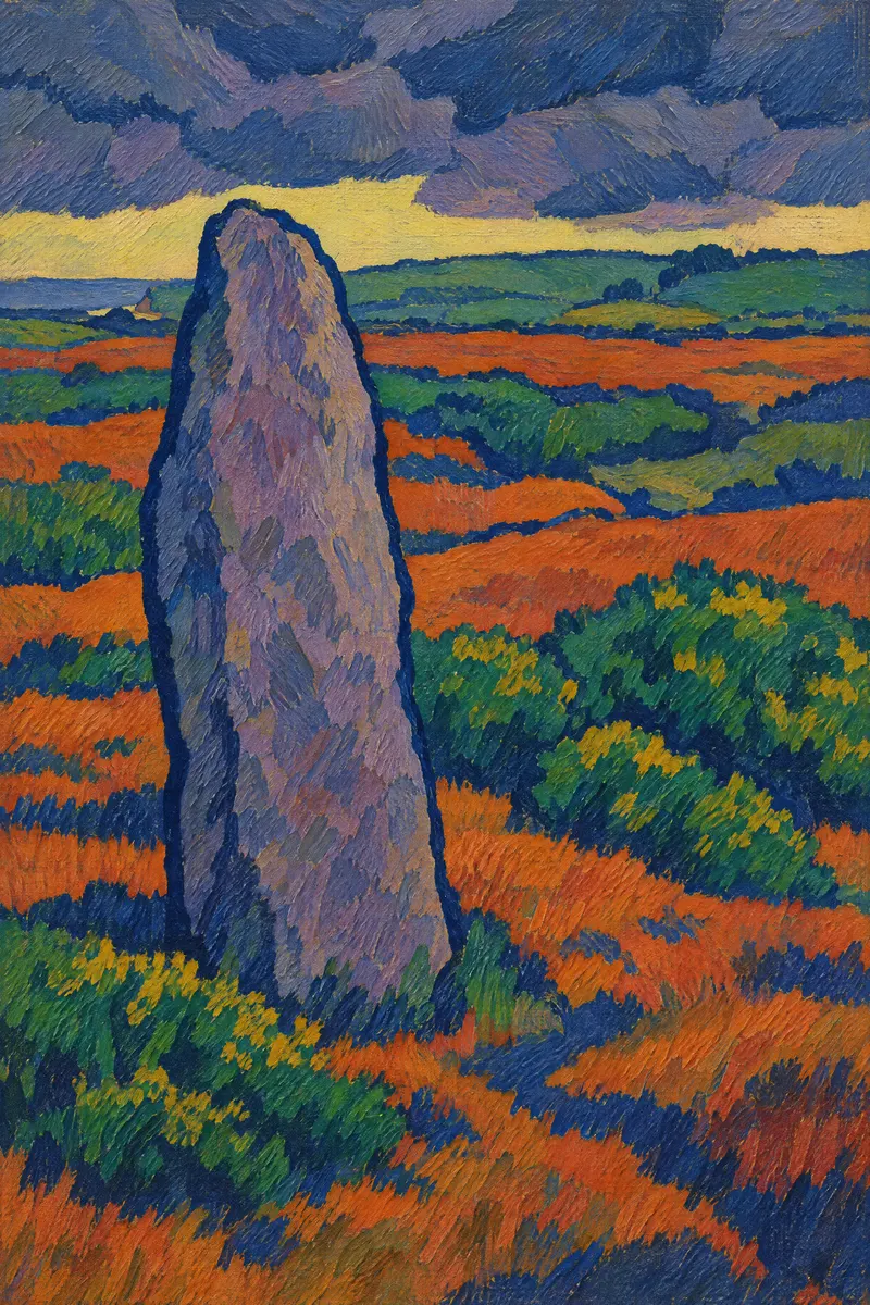 Stone on Heath, Painted Agency