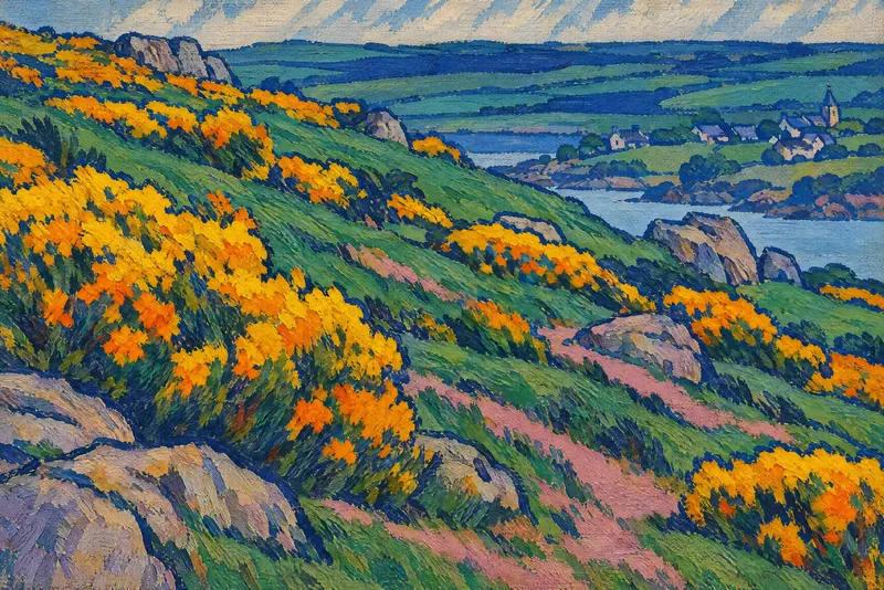 Yellow Gorse Hill, Painted Agency