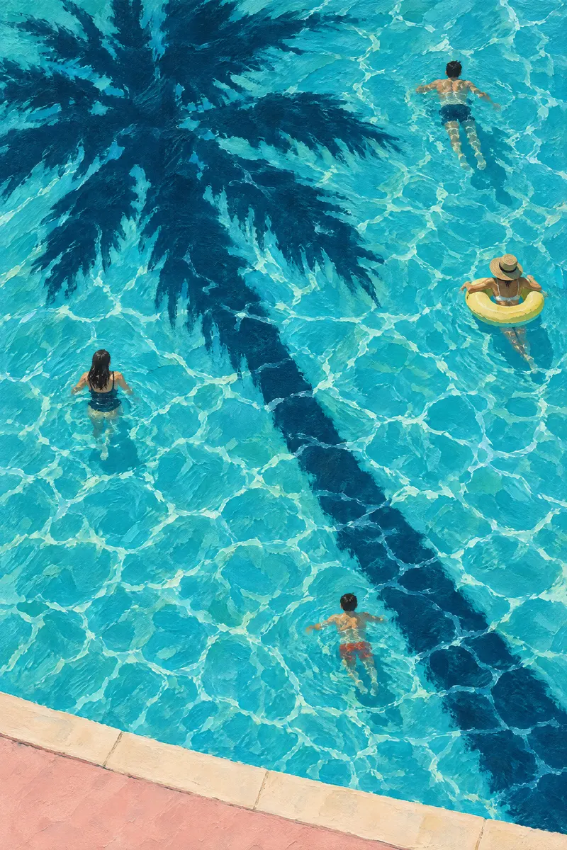 Palm Shadow, Painted Agency