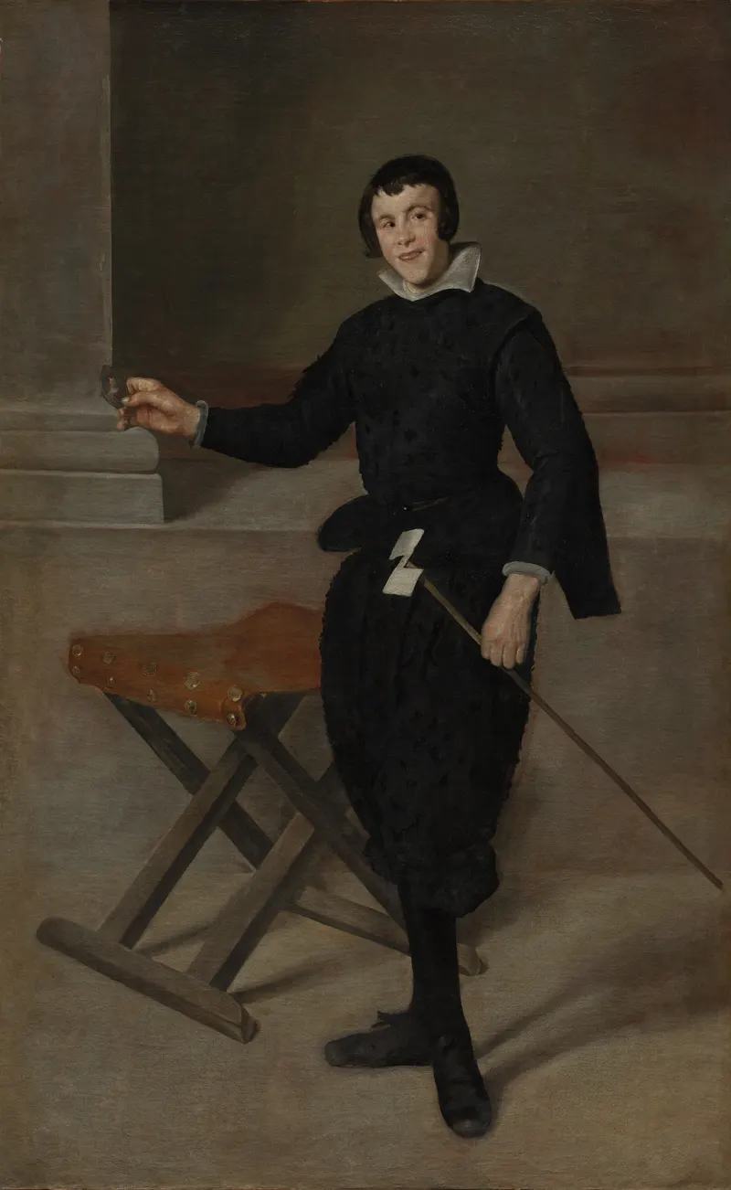 Portrait of the Jester Calabazas, Diego Velázquez (1599 to 1660)
