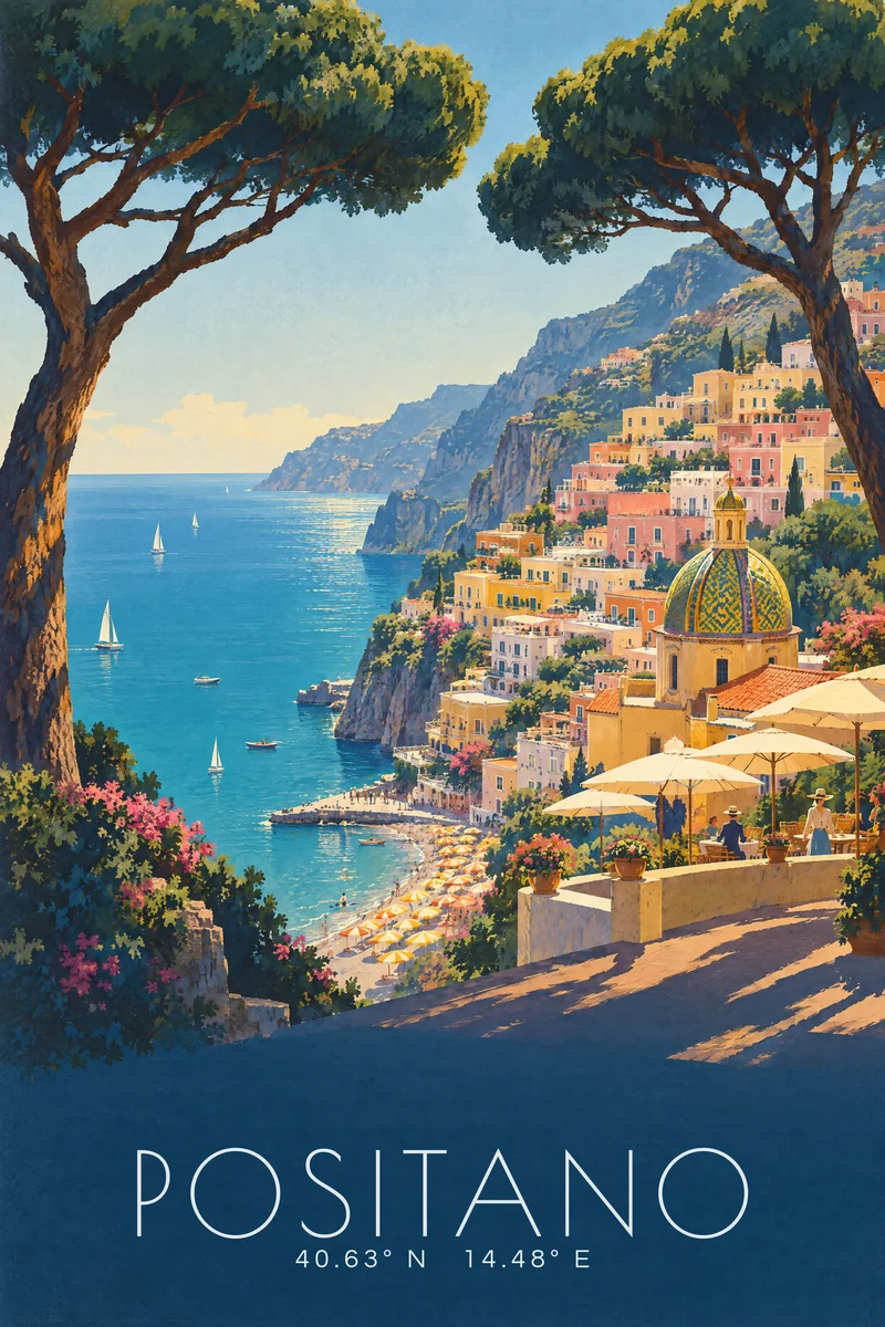 Positano, The Departure Board