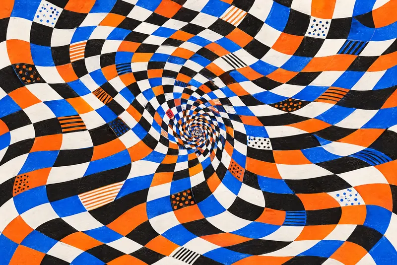 Checker Whirlpool, Painted Agency