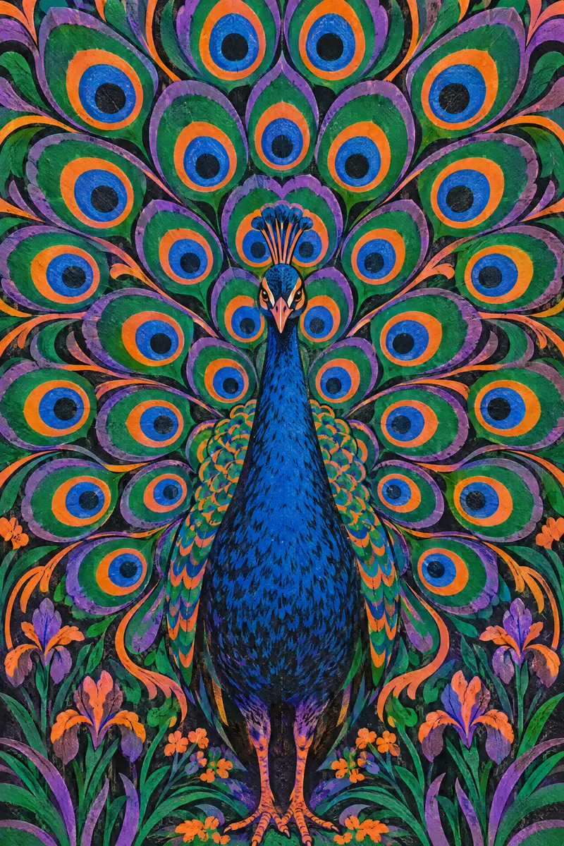 Peacock Ring Tail, Painted Agency