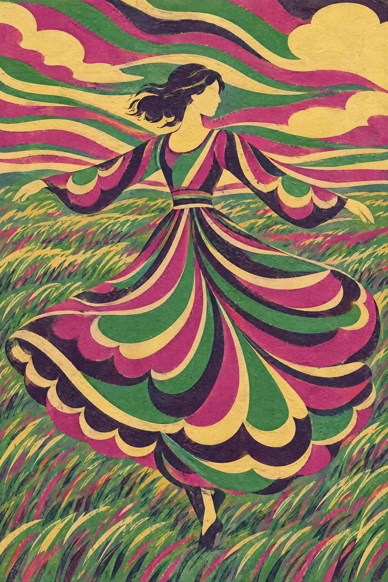 Velvet Dress Dancer, Painted Agency