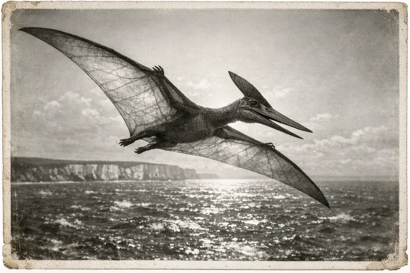 Pteranodon longiceps, Archive Plate, Thunder Lizards