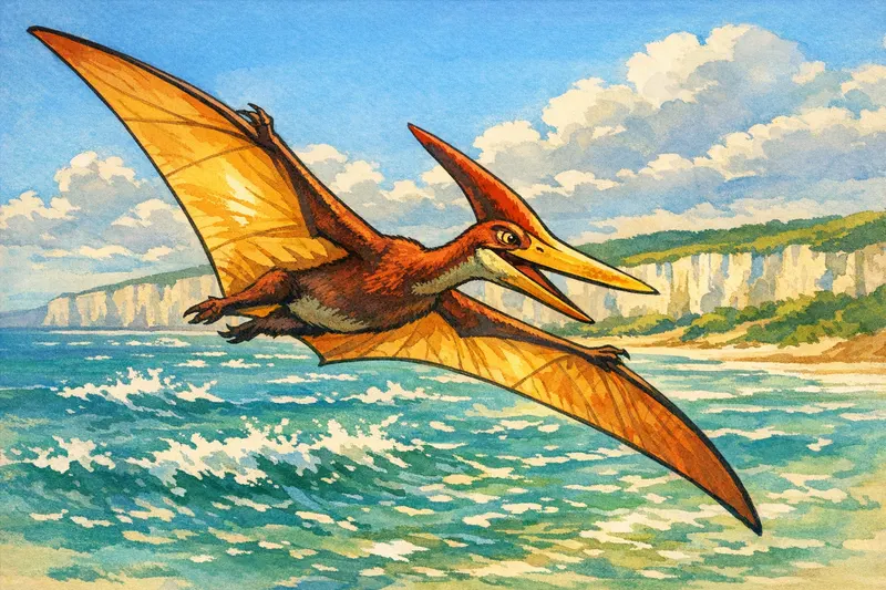 Pteranodon longiceps, Golden Age Cel, Thunder Lizards
