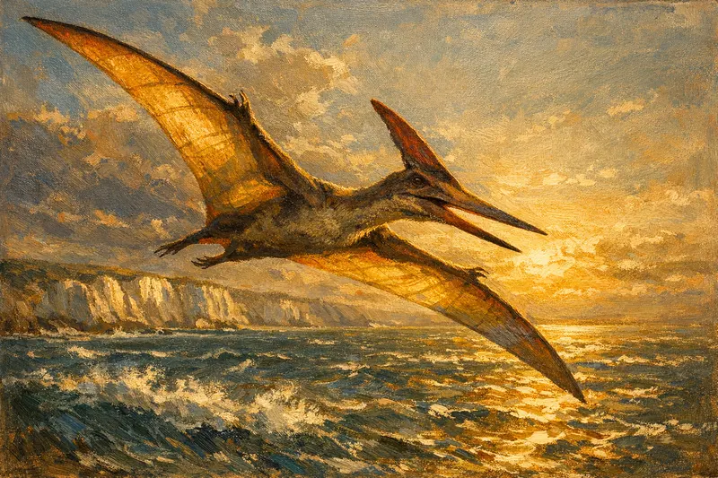 Pteranodon longiceps, Museum Paleoart, Thunder Lizards