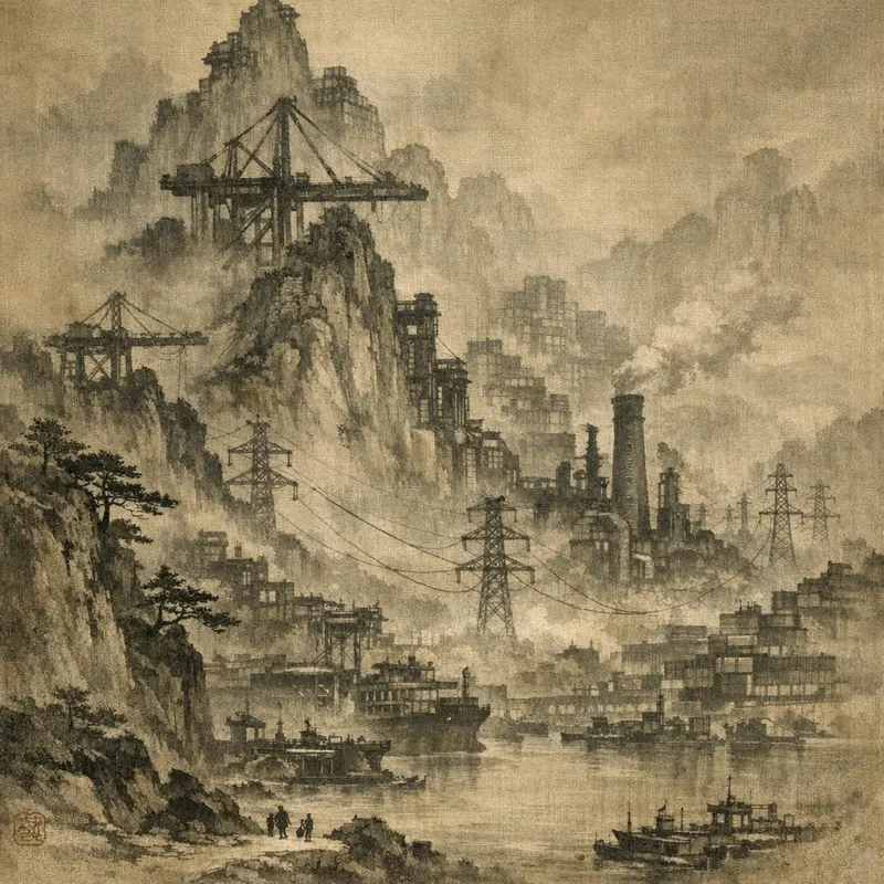 Pylons in Mist, Feverglass