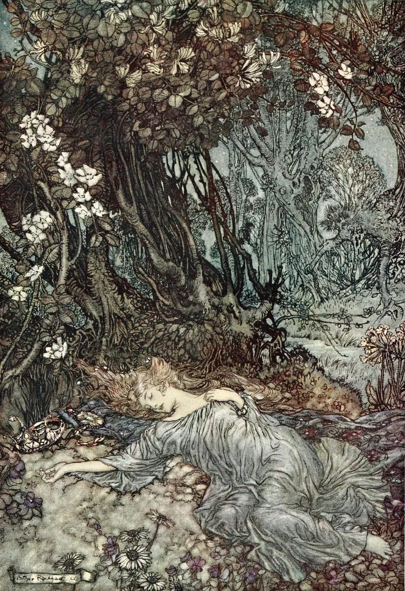Titania, Arthur Rackham (1867 to 1939)