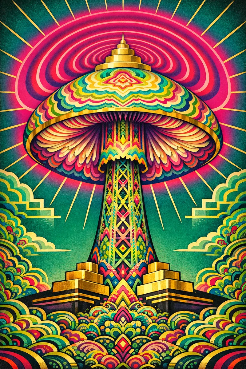 Radio Tower Mushroom, Feverglass