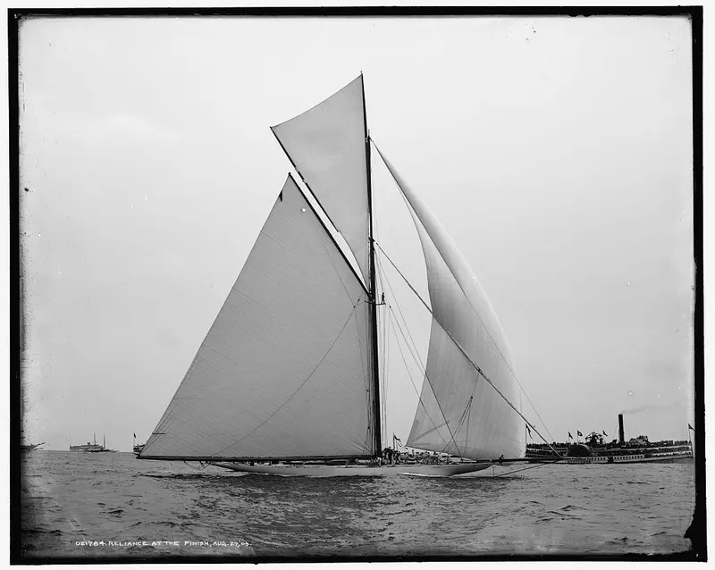 Reliance at the finish, Aug. 27, 1903, Detroit Publishing Co.